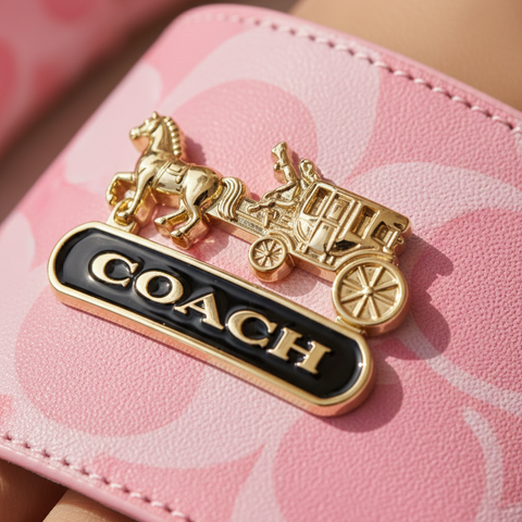Coach Carriage Slide - Pink
