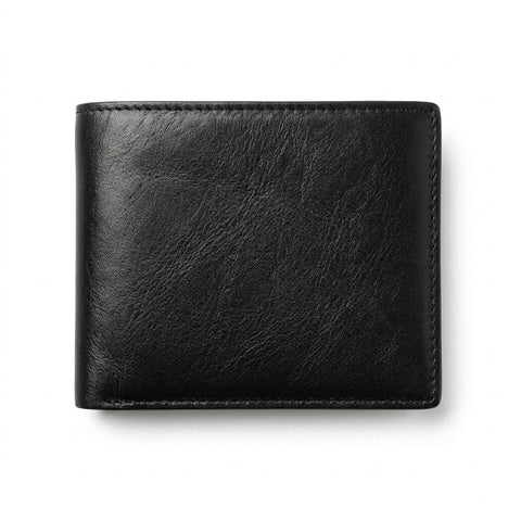 Men's Leather Wallet - Black