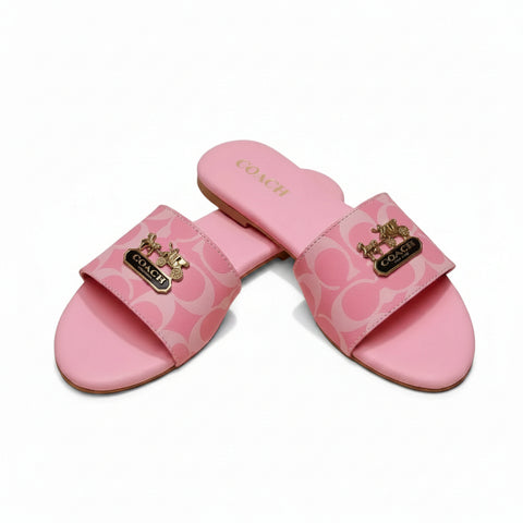 Coach Carriage Slide - Pink