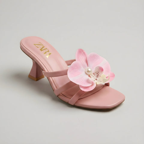 Rosa Bloom Heels - Pink