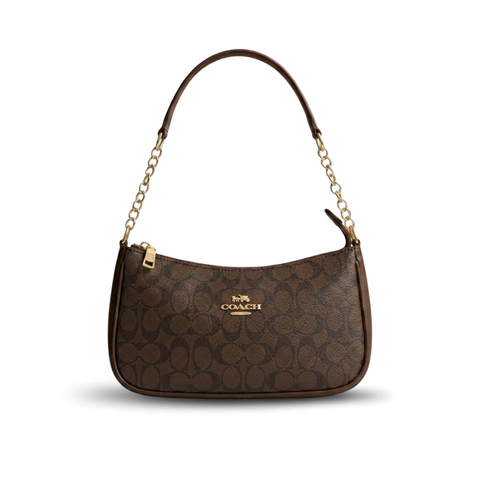 Coach Monogram Crossbody - Brown