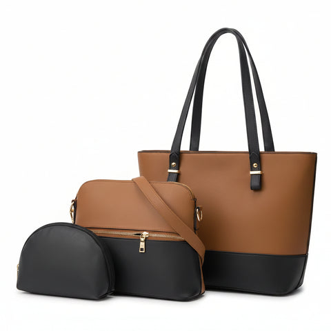 Grace 3 Pcs - Brown / Black