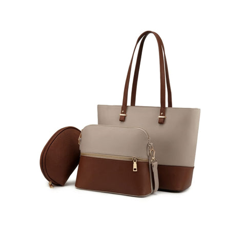 Grace 3 Pcs - Beige / Brown