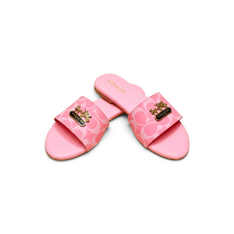 Coach Carriage Slide - Pink