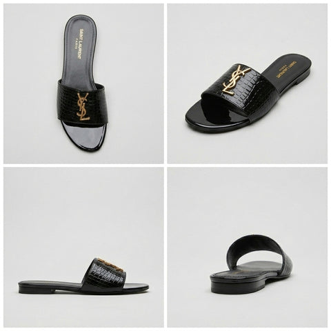 Lilly Slides - Black