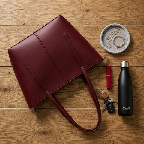 Flow Tote - Red Wine