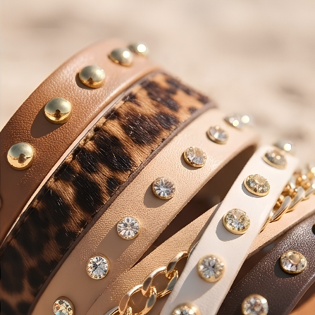 Alexa Stud Flats - Brown
