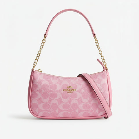 Coach Monogram Crossbody - Pink